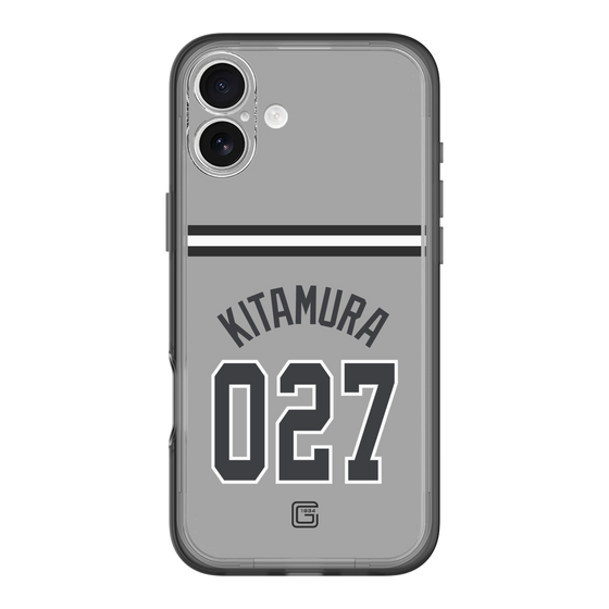 スリムプロテクションプレミアムケース［ 読売ジャイアンツ - #027 KITAMURA - ビジター ］