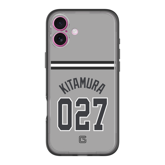 スリムプロテクションプレミアムケース［ 読売ジャイアンツ - #027 KITAMURA - ビジター ］