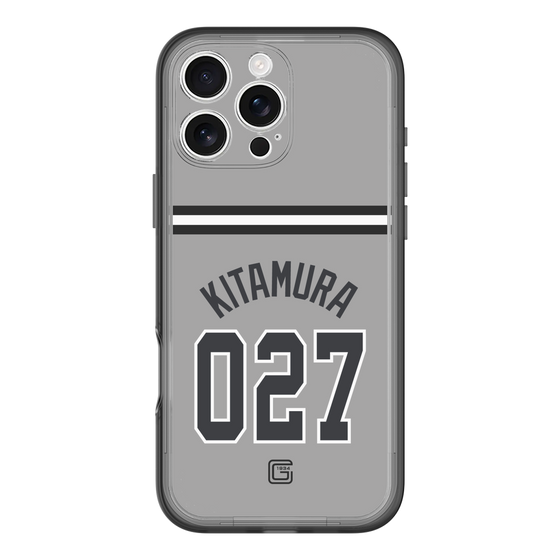 スリムプロテクションプレミアムケース［ 読売ジャイアンツ - #027 KITAMURA - ビジター ］