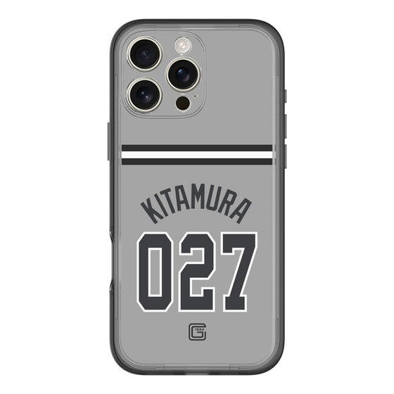 スリムプロテクションプレミアムケース［ 読売ジャイアンツ - #027 KITAMURA - ビジター ］