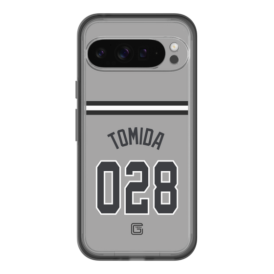 スリムプロテクションプレミアムケース［ 読売ジャイアンツ - #028 TOMIDA - ビジター ］