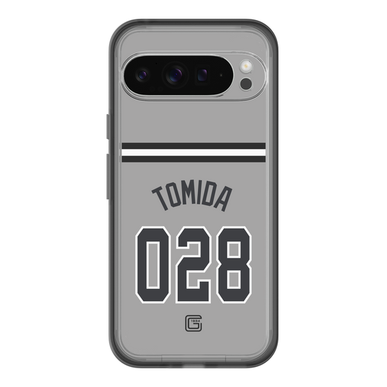 スリムプロテクションプレミアムケース［ 読売ジャイアンツ - #028 TOMIDA - ビジター ］