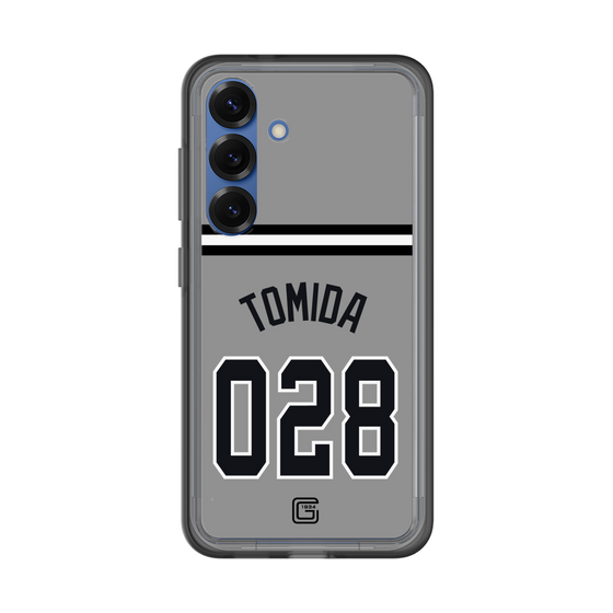 スリムプロテクションプレミアムケース［ 読売ジャイアンツ - #028 TOMIDA - ビジター ］
