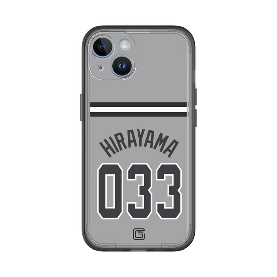 スリムプロテクションプレミアムケース［ 読売ジャイアンツ - #033 HIRAYAMA - ビジター ］