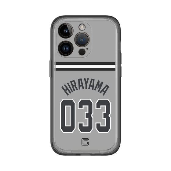 スリムプロテクションプレミアムケース［ 読売ジャイアンツ - #033 HIRAYAMA - ビジター ］