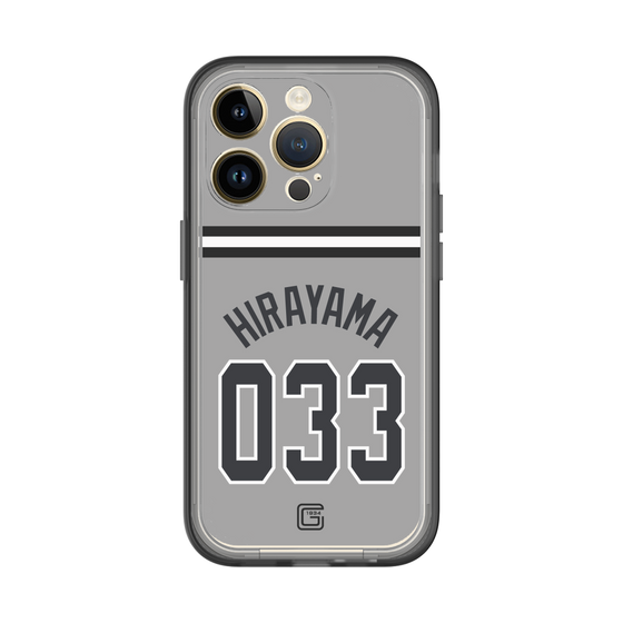 スリムプロテクションプレミアムケース［ 読売ジャイアンツ - #033 HIRAYAMA - ビジター ］