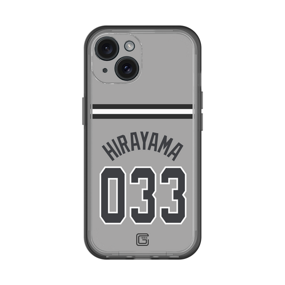 スリムプロテクションプレミアムケース［ 読売ジャイアンツ - #033 HIRAYAMA - ビジター ］