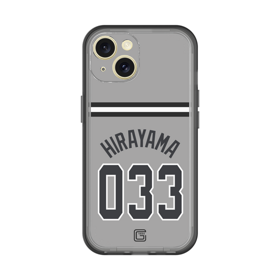 スリムプロテクションプレミアムケース［ 読売ジャイアンツ - #033 HIRAYAMA - ビジター ］