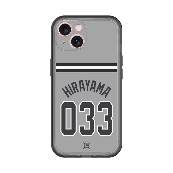 スリムプロテクションプレミアムケース［ 読売ジャイアンツ - #033 HIRAYAMA - ビジター ］