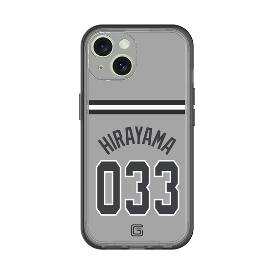 スリムプロテクションプレミアムケース［ 読売ジャイアンツ - #033 HIRAYAMA - ビジター ］