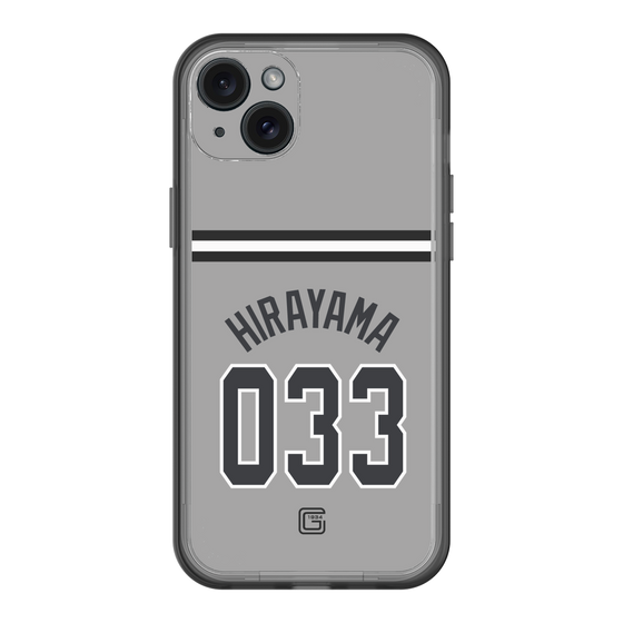スリムプロテクションプレミアムケース［ 読売ジャイアンツ - #033 HIRAYAMA - ビジター ］