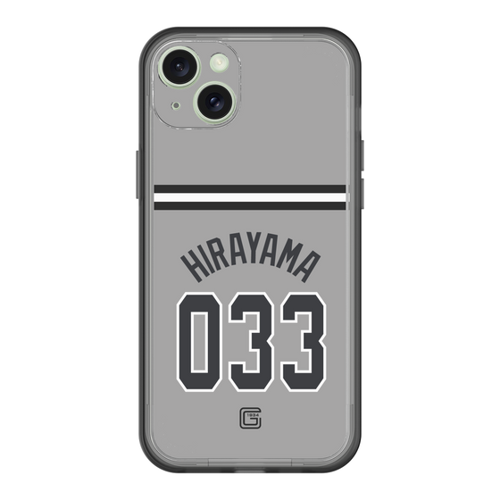 スリムプロテクションプレミアムケース［ 読売ジャイアンツ - #033 HIRAYAMA - ビジター ］