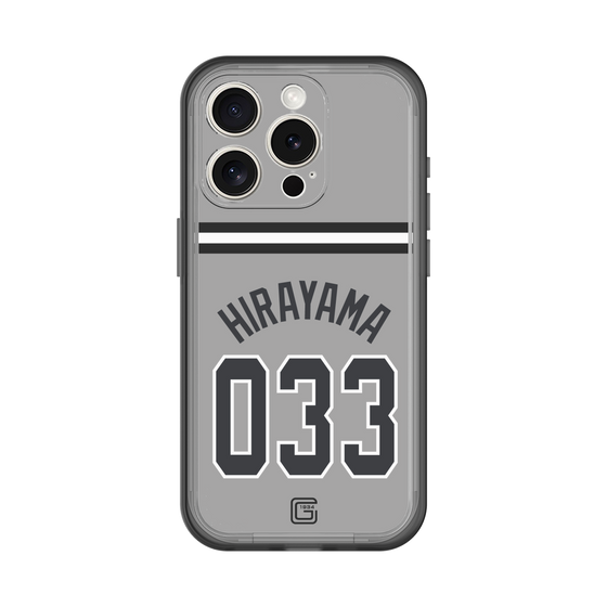 スリムプロテクションプレミアムケース［ 読売ジャイアンツ - #033 HIRAYAMA - ビジター ］