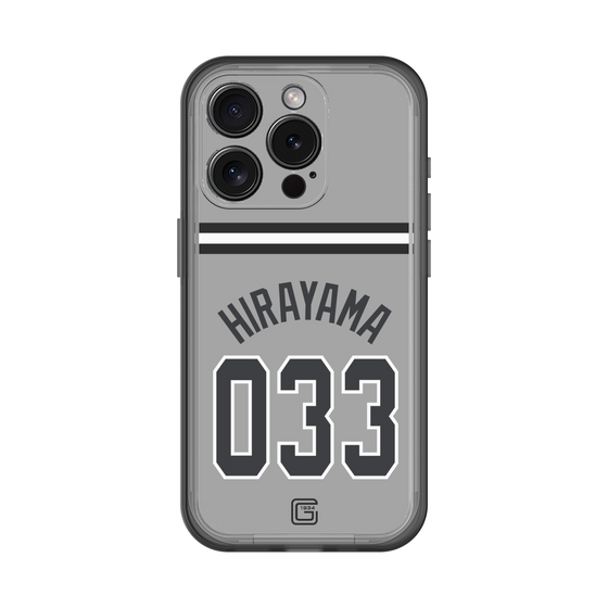 スリムプロテクションプレミアムケース［ 読売ジャイアンツ - #033 HIRAYAMA - ビジター ］