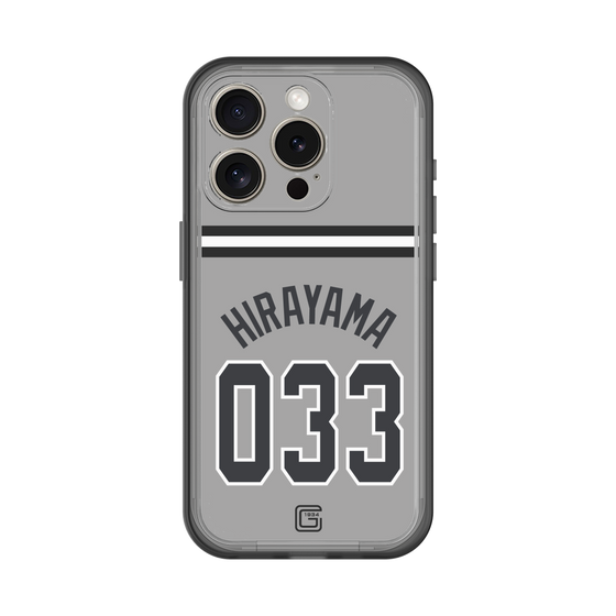 スリムプロテクションプレミアムケース［ 読売ジャイアンツ - #033 HIRAYAMA - ビジター ］