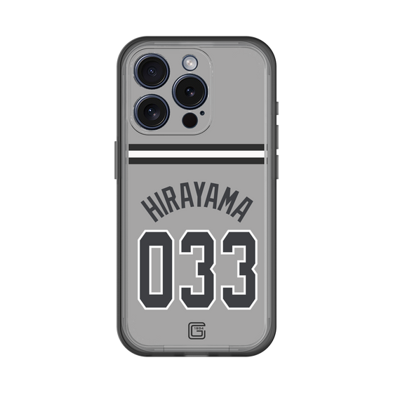 スリムプロテクションプレミアムケース［ 読売ジャイアンツ - #033 HIRAYAMA - ビジター ］