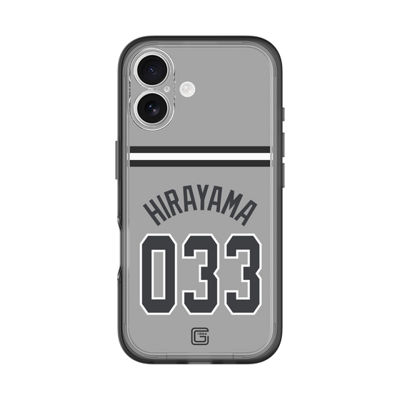 スリムプロテクションプレミアムケース［ 読売ジャイアンツ - #033 HIRAYAMA - ビジター ］