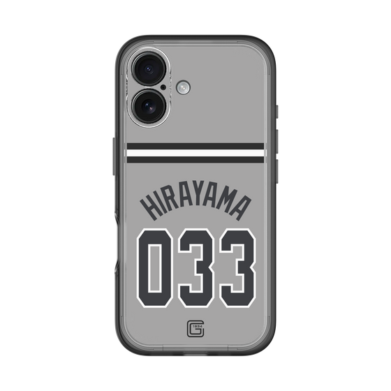 スリムプロテクションプレミアムケース［ 読売ジャイアンツ - #033 HIRAYAMA - ビジター ］