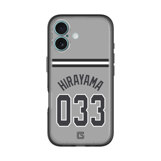 スリムプロテクションプレミアムケース［ 読売ジャイアンツ - #033 HIRAYAMA - ビジター ］