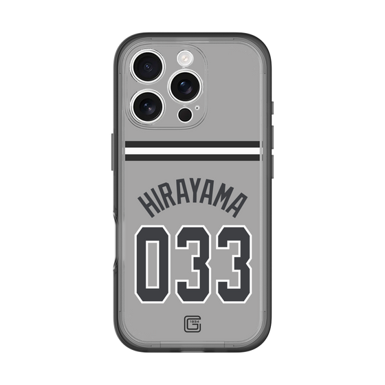 スリムプロテクションプレミアムケース［ 読売ジャイアンツ - #033 HIRAYAMA - ビジター ］