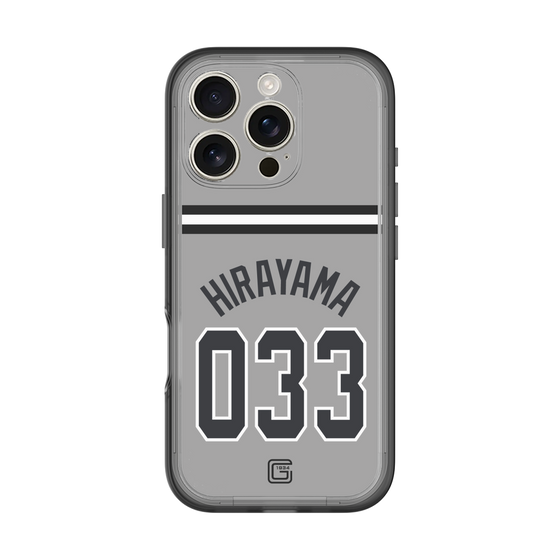 スリムプロテクションプレミアムケース［ 読売ジャイアンツ - #033 HIRAYAMA - ビジター ］