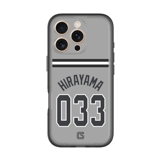 スリムプロテクションプレミアムケース［ 読売ジャイアンツ - #033 HIRAYAMA - ビジター ］