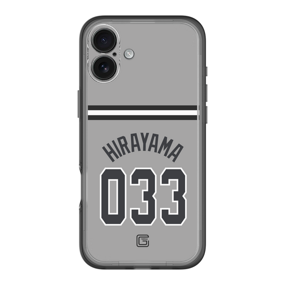 スリムプロテクションプレミアムケース［ 読売ジャイアンツ - #033 HIRAYAMA - ビジター ］