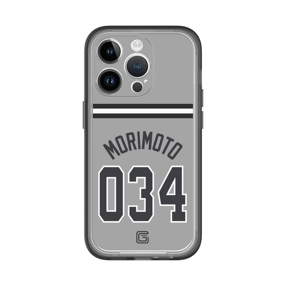 スリムプロテクションプレミアムケース［ 読売ジャイアンツ - #034 MORIMOTO - ビジター ］