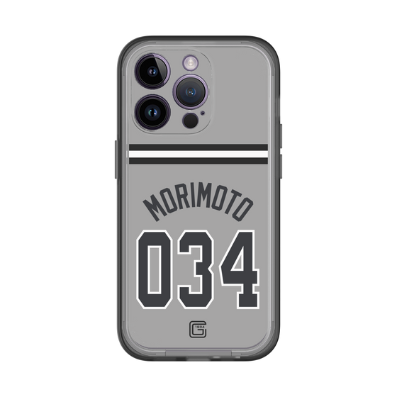 スリムプロテクションプレミアムケース［ 読売ジャイアンツ - #034 MORIMOTO - ビジター ］