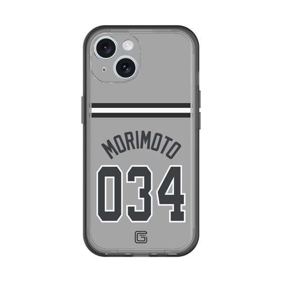 スリムプロテクションプレミアムケース［ 読売ジャイアンツ - #034 MORIMOTO - ビジター ］