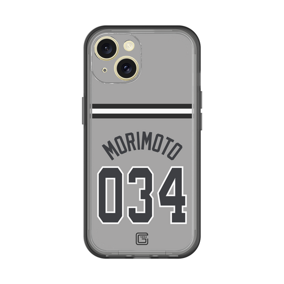 スリムプロテクションプレミアムケース［ 読売ジャイアンツ - #034 MORIMOTO - ビジター ］