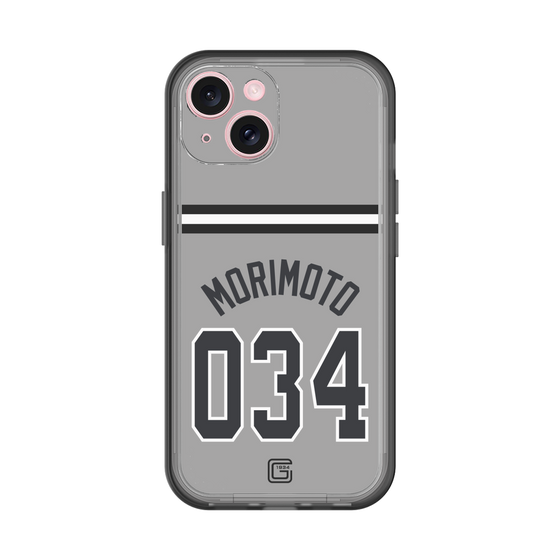 スリムプロテクションプレミアムケース［ 読売ジャイアンツ - #034 MORIMOTO - ビジター ］