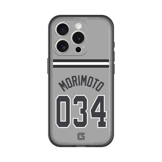 スリムプロテクションプレミアムケース［ 読売ジャイアンツ - #034 MORIMOTO - ビジター ］
