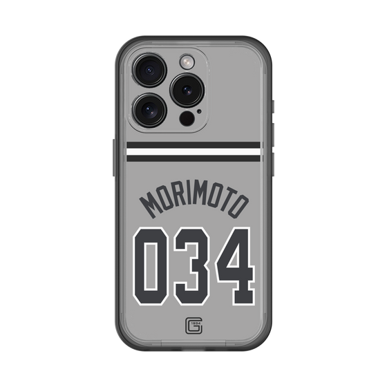 スリムプロテクションプレミアムケース［ 読売ジャイアンツ - #034 MORIMOTO - ビジター ］