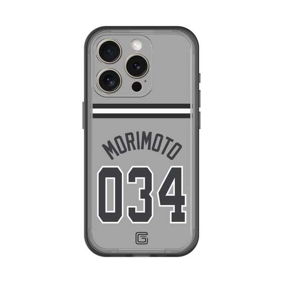 スリムプロテクションプレミアムケース［ 読売ジャイアンツ - #034 MORIMOTO - ビジター ］