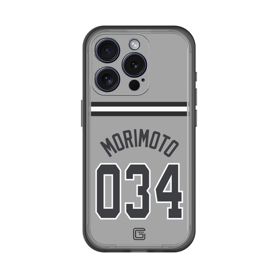 スリムプロテクションプレミアムケース［ 読売ジャイアンツ - #034 MORIMOTO - ビジター ］