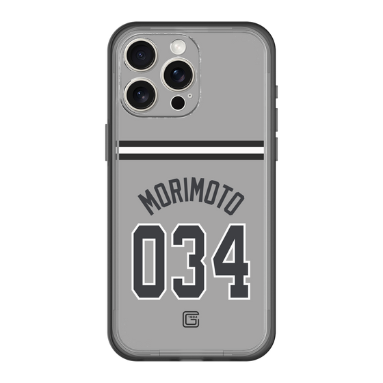 スリムプロテクションプレミアムケース［ 読売ジャイアンツ - #034 MORIMOTO - ビジター ］