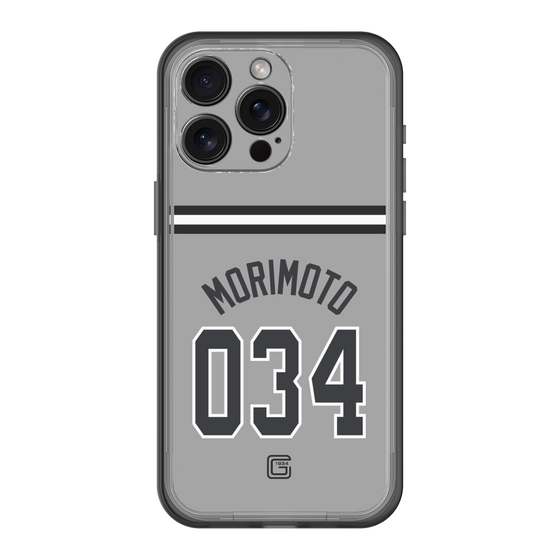 スリムプロテクションプレミアムケース［ 読売ジャイアンツ - #034 MORIMOTO - ビジター ］