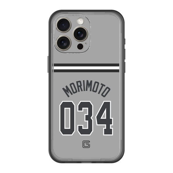 スリムプロテクションプレミアムケース［ 読売ジャイアンツ - #034 MORIMOTO - ビジター ］