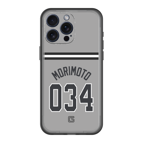 スリムプロテクションプレミアムケース［ 読売ジャイアンツ - #034 MORIMOTO - ビジター ］