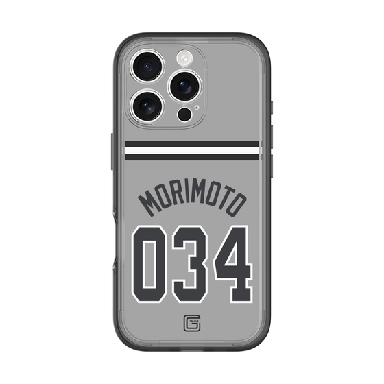 スリムプロテクションプレミアムケース［ 読売ジャイアンツ - #034 MORIMOTO - ビジター ］