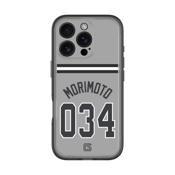 スリムプロテクションプレミアムケース［ 読売ジャイアンツ - #034 MORIMOTO - ビジター ］