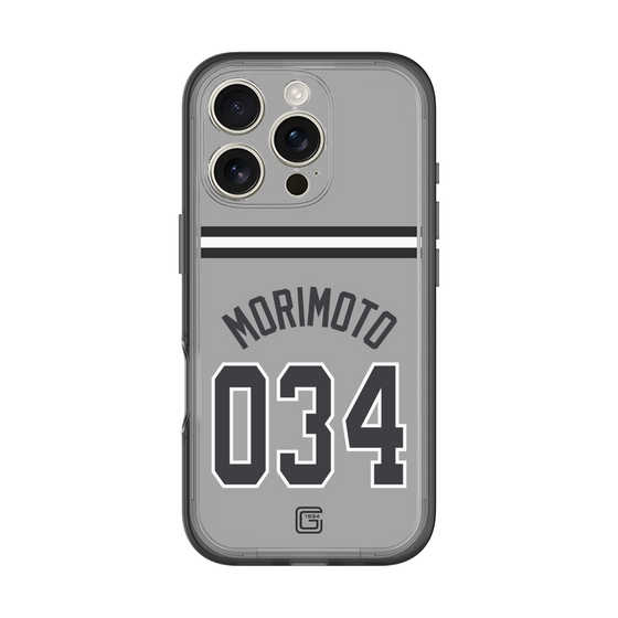 スリムプロテクションプレミアムケース［ 読売ジャイアンツ - #034 MORIMOTO - ビジター ］