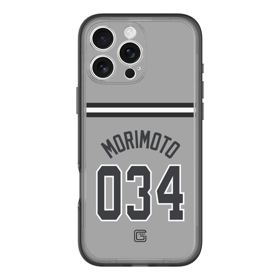 スリムプロテクションプレミアムケース［ 読売ジャイアンツ - #034 MORIMOTO - ビジター ］