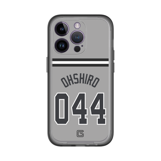スリムプロテクションプレミアムケース［ 読売ジャイアンツ - #044 OHSHIRO - ビジター ］