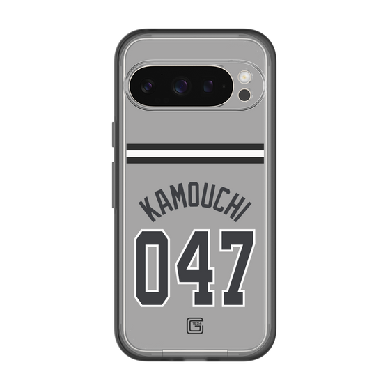 スリムプロテクションプレミアムケース［ 読売ジャイアンツ - #047 KAMOUCHI - ビジター ］