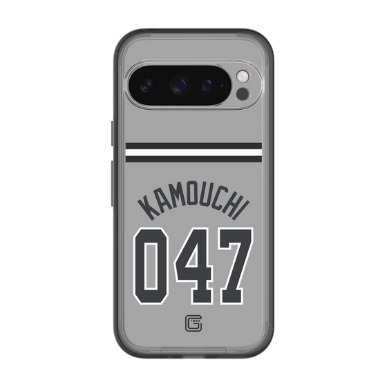 スリムプロテクションプレミアムケース［ 読売ジャイアンツ - #047 KAMOUCHI - ビジター ］
