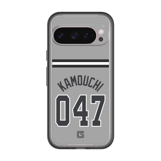 スリムプロテクションプレミアムケース［ 読売ジャイアンツ - #047 KAMOUCHI - ビジター ］