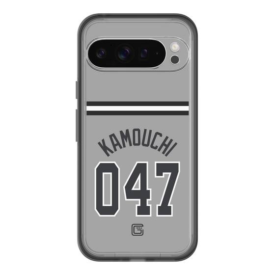 スリムプロテクションプレミアムケース［ 読売ジャイアンツ - #047 KAMOUCHI - ビジター ］