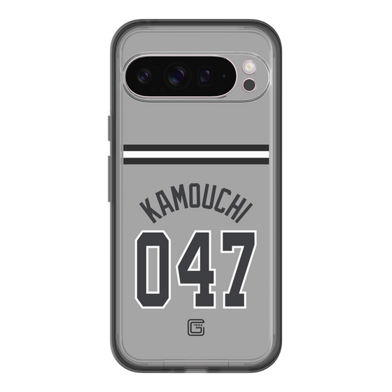 スリムプロテクションプレミアムケース［ 読売ジャイアンツ - #047 KAMOUCHI - ビジター ］